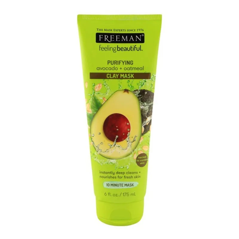 freeman avocado & oatmeal facial clay mask 175ml main image