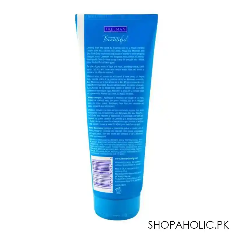 freeman facial anti stress dead sea minerals mask 150ml image2