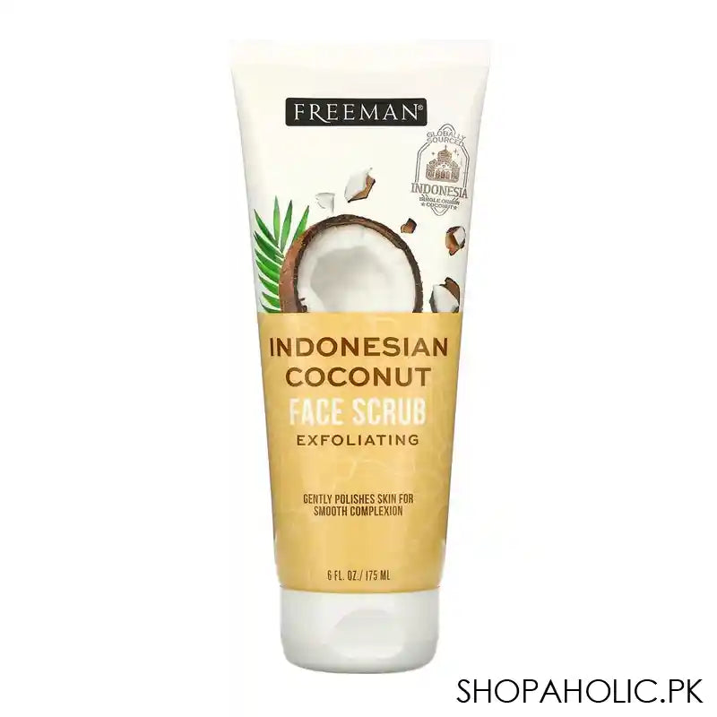 Freeman Indonesian Coconut Exfoliating Face Scrub, 175ml - Main Image