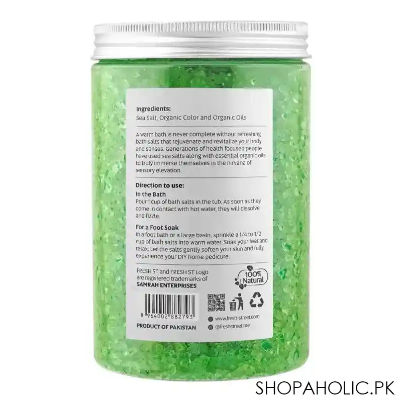 fresh street apple green bath salt, 1000g image2