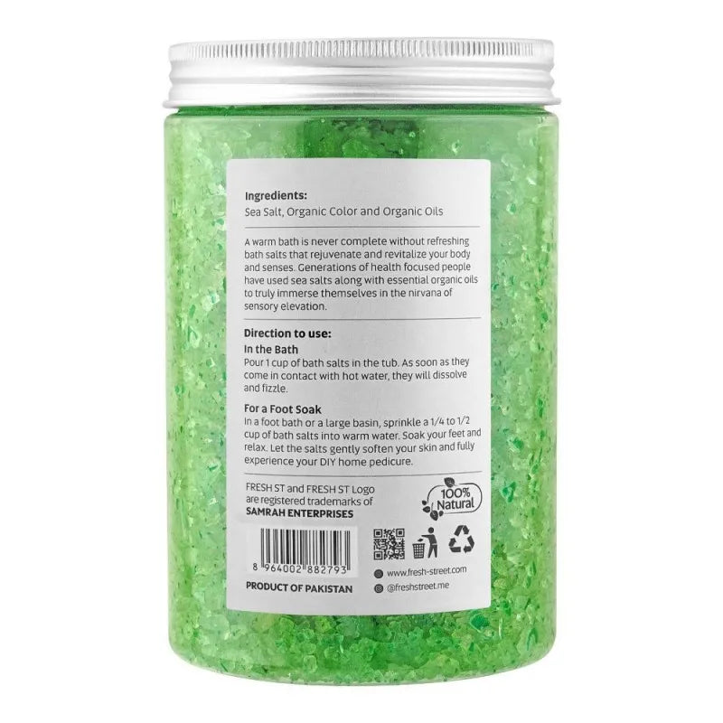 fresh street apple green bath salt, 1000g image2