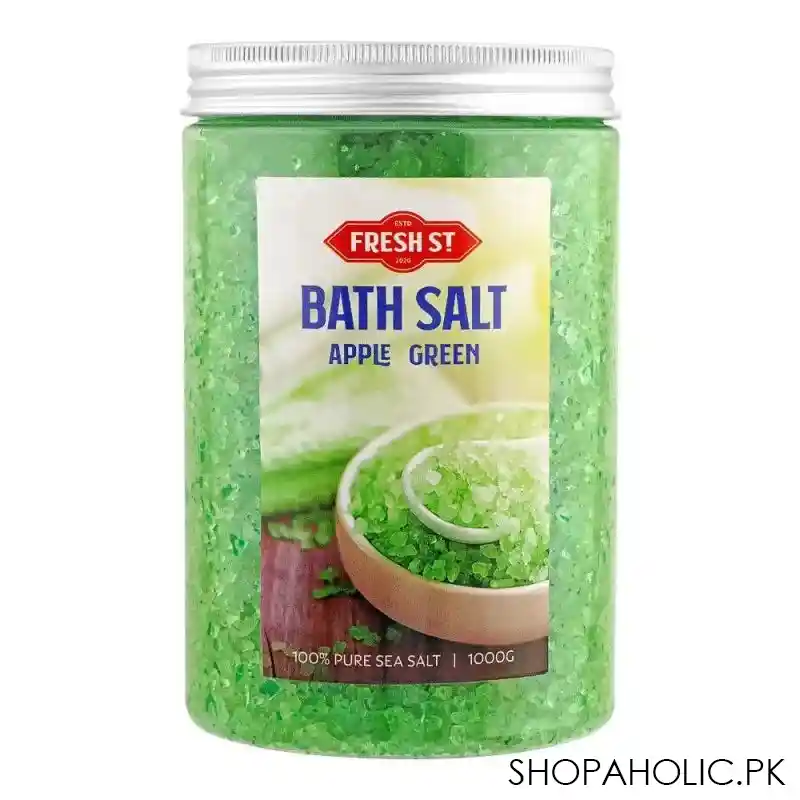 fresh street apple green bath salt, 1000g main image