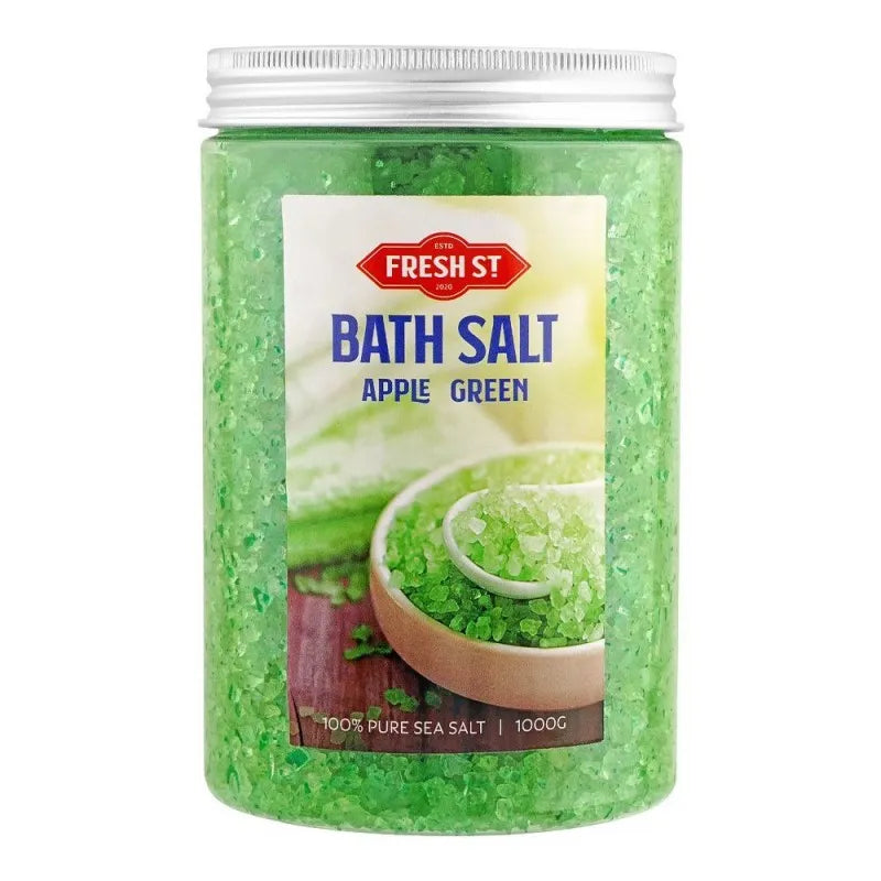 fresh street apple green bath salt, 1000g main image