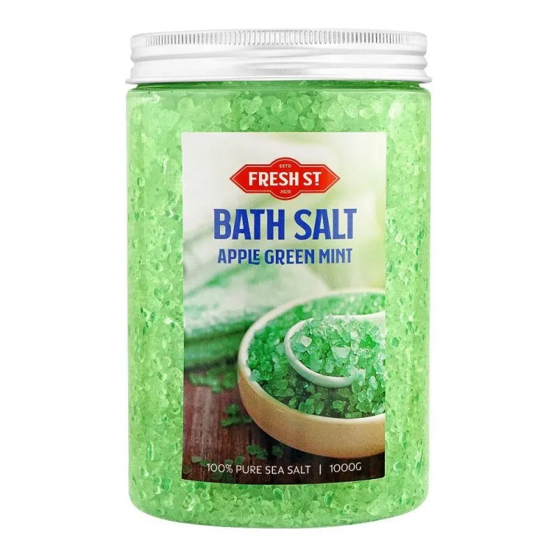 fresh street apple green mint bath salt, 1000g main image