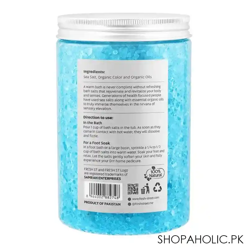 fresh street aqua splash bath salt, 1000g image2