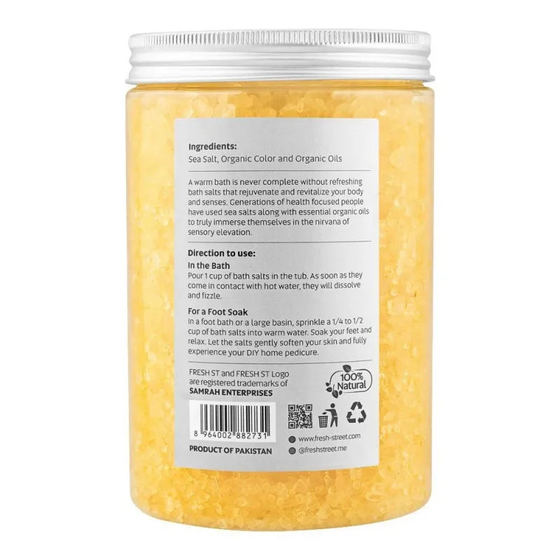 fresh street lemon burst bath salt, 1000g image2