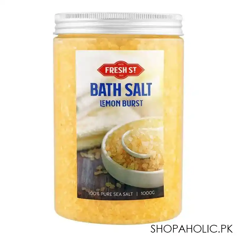 fresh street lemon burst bath salt, 1000g main image