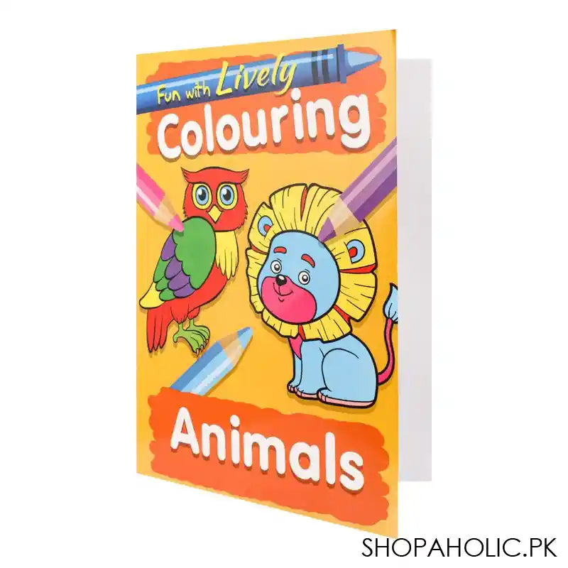 Fun With Lively Colouring Animals Book - Main Image