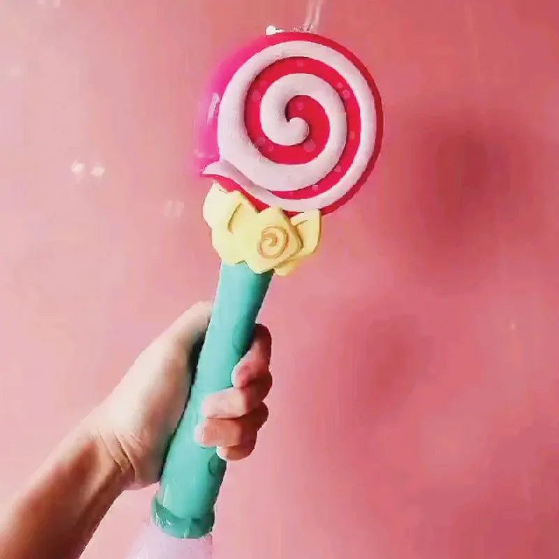 funny lollipop stick bubble wand for kids image2