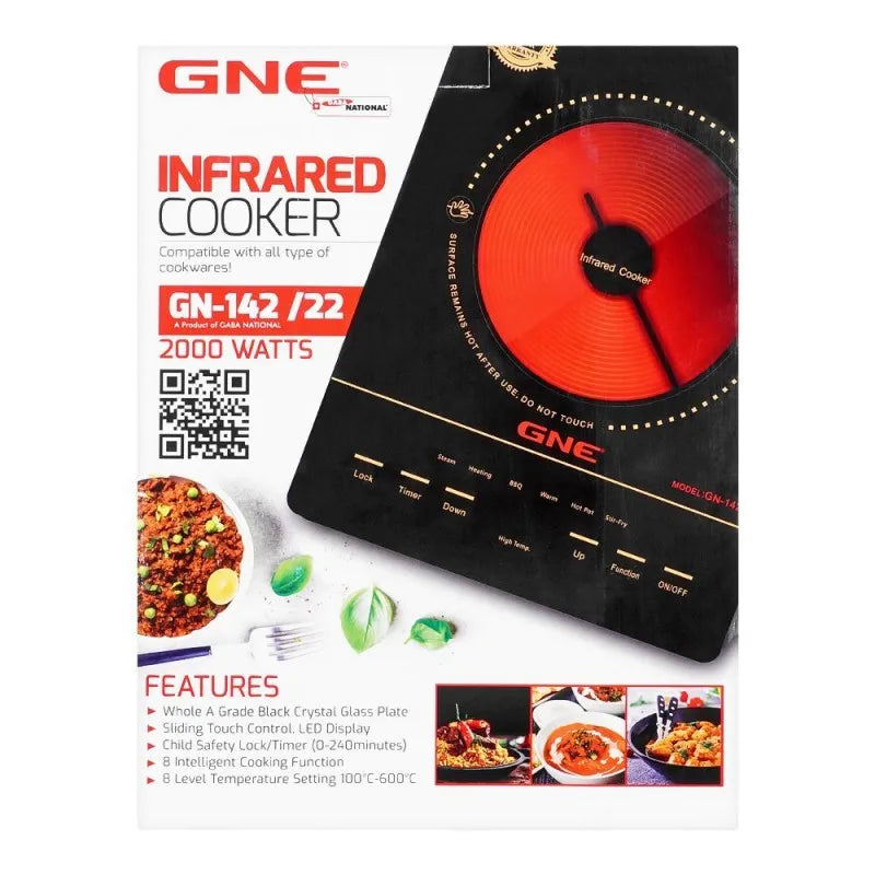 gaba national infrared cooker, 2000w, gn 142/22 image2