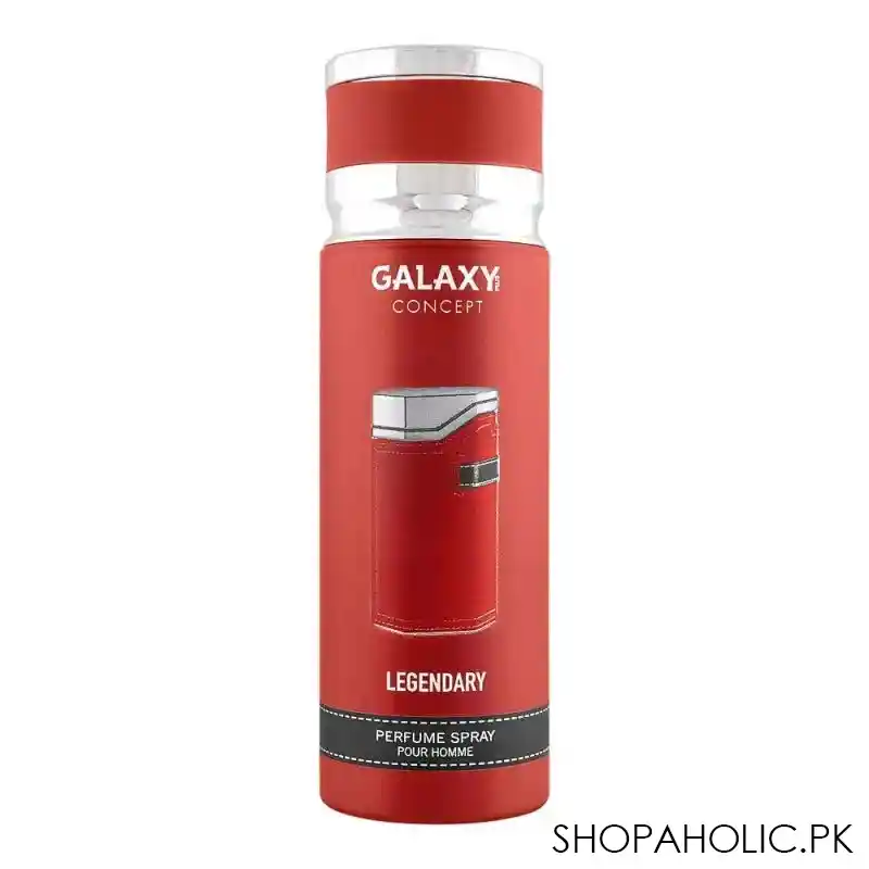 galaxy concept legendary pour homme perfume body spray, for men, 200ml main image