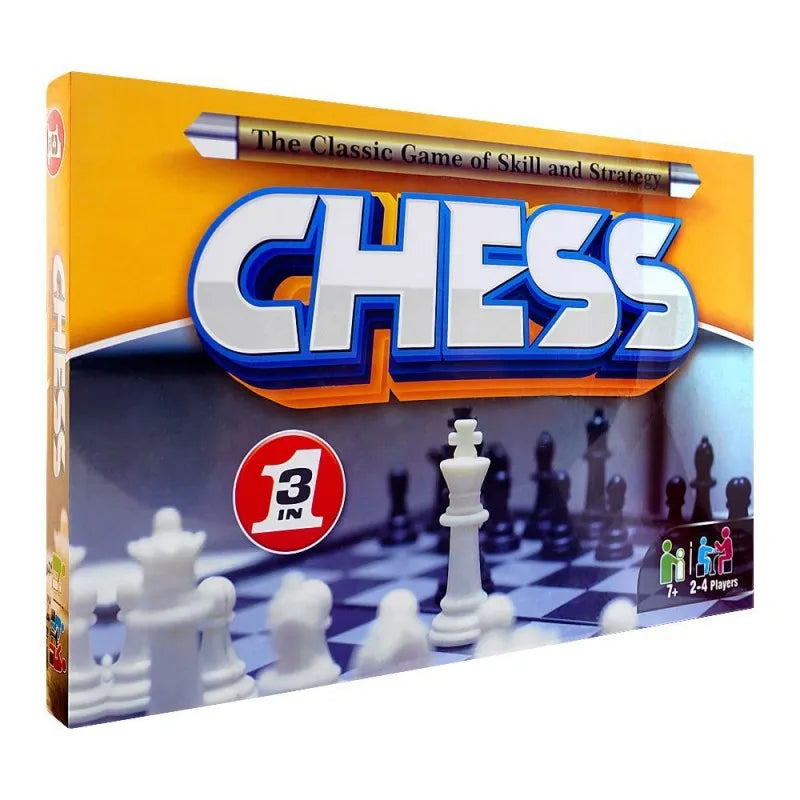 gamex cart 3 in 1 ordinary chess & ludo, 447 7604 main image