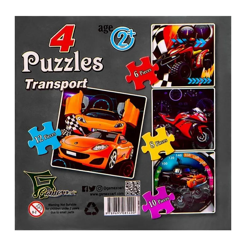 gamex cart 4 puzzle transport, for 2+ years, 414 8540 image2