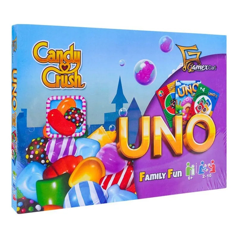 gamex cart uno candy crush, for 6+ years, 421 9501 main image