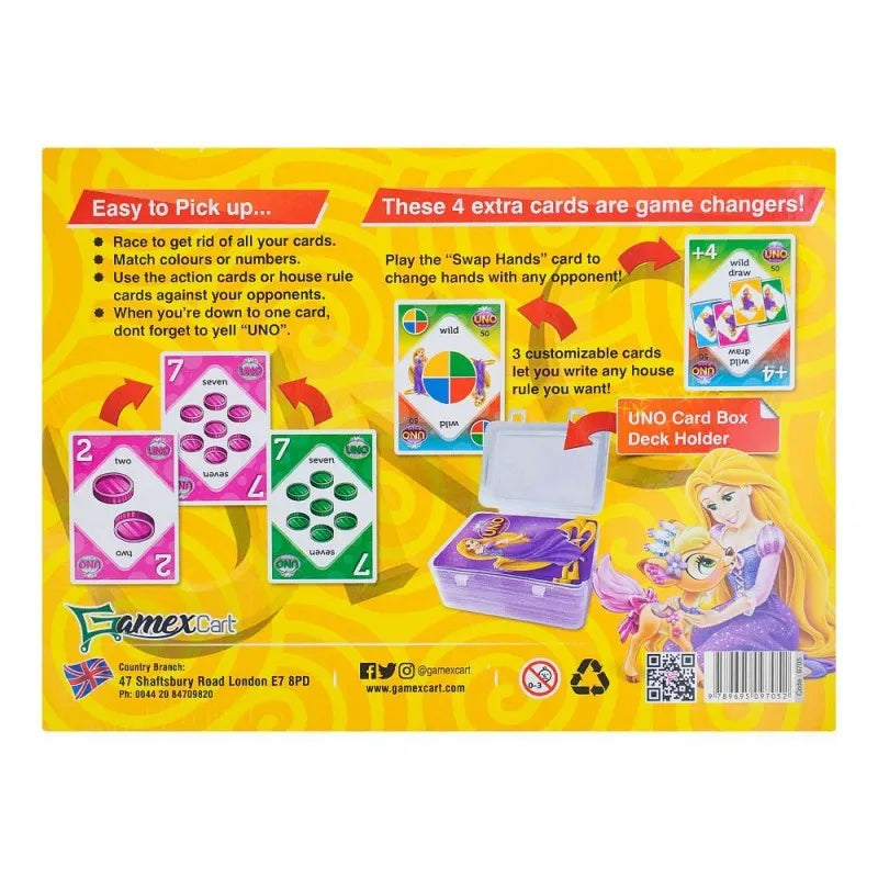 gamex cart uno princess playing card, for 6+ years, 423 9705 image2