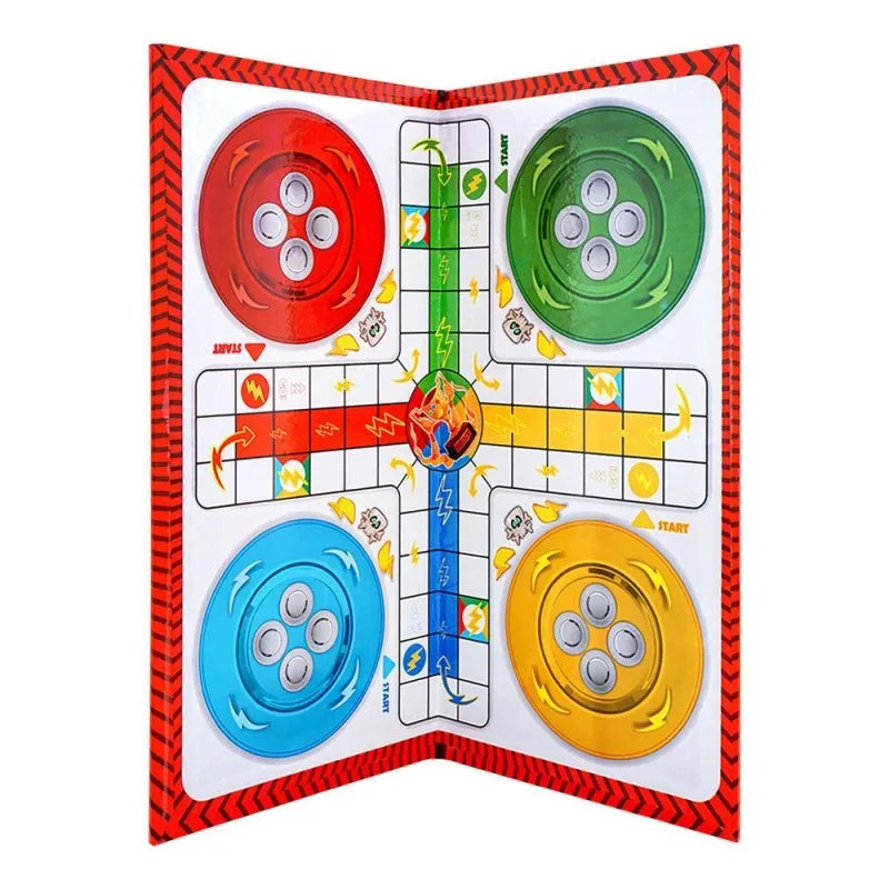 gamex cart wooden ludo & racing board, s2, 410 7952 main image