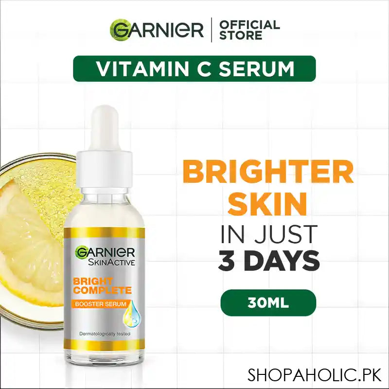 Garnier Bright Complete 30x Vitamin C Booster Serum 30ml - Main Image