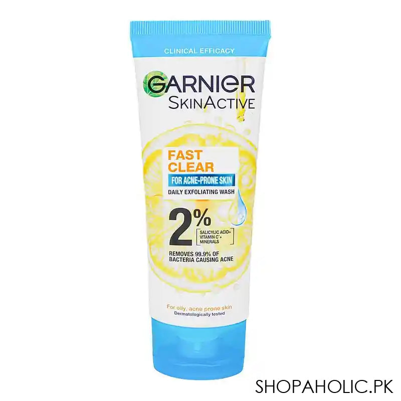 Garnier Fast Clear Facewash For Acne Prone Skin, 100ml - Image 7