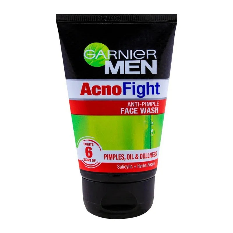 garnier men acno fight anti pimple face wash 100g main image