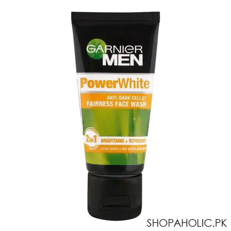 garnier men turbo bright fairness face wash for brighter skin, 50ml main image