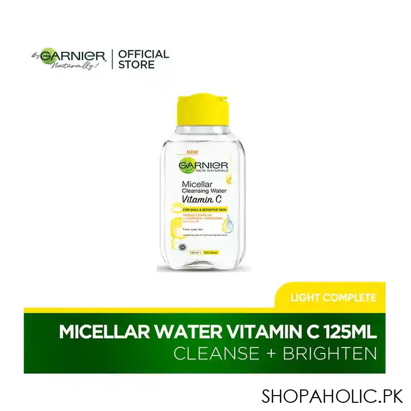 Garnier Skin Naturals Vitamin C Micellar Cleansing Water, 125ml - Image 3