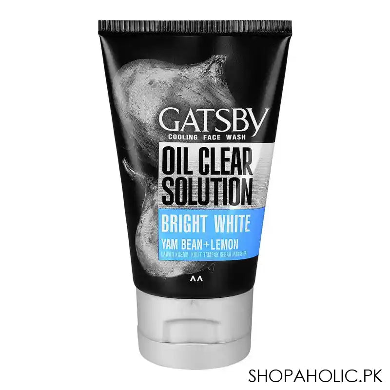 Gatsby Oil Clear Solution Bright White Face Wash, Main Image