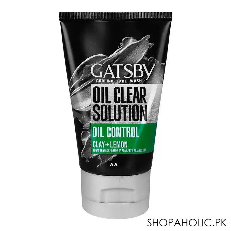 Gatsby Oil Clear Solution Cooling Face Wash, Main Image