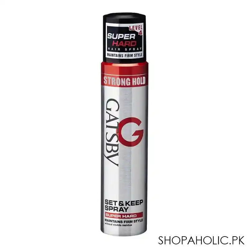 gatsby set & keep super hard hair spray, strong hold, 250ml main image