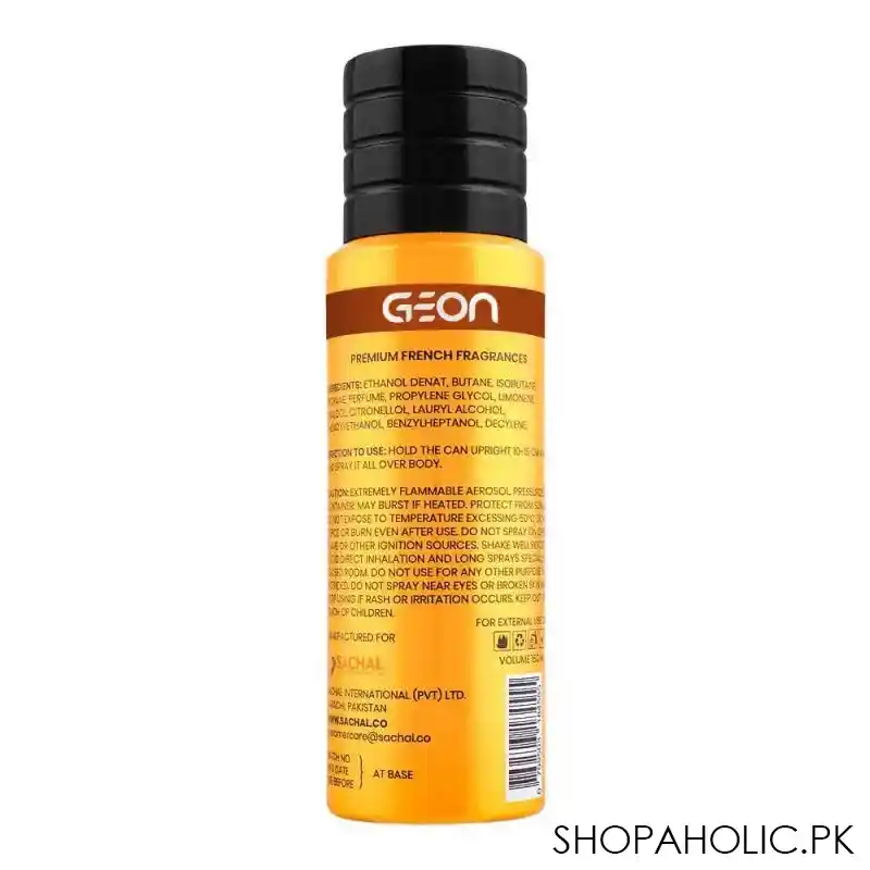 geon charm body spray, for men, 150ml image2