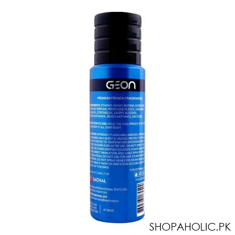 geon mystique body spray, for men, 150ml image2