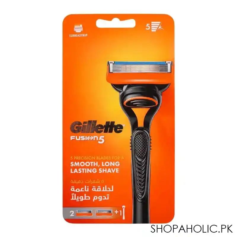 gillette fusion 5 blades razor + 2 cartridges image2