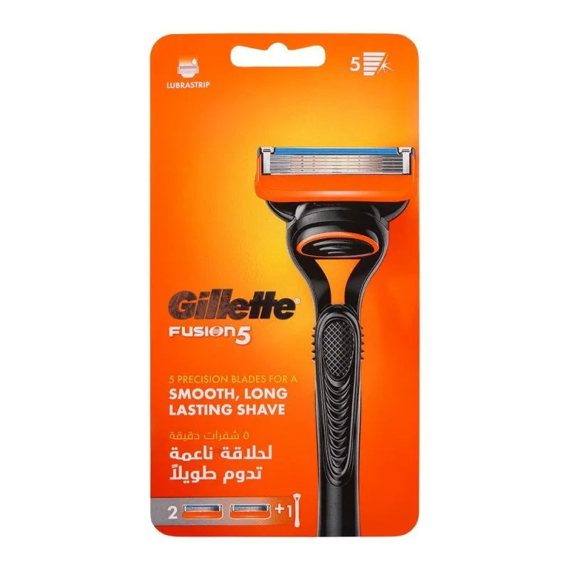 gillette fusion 5 blades razor + 2 cartridges image2