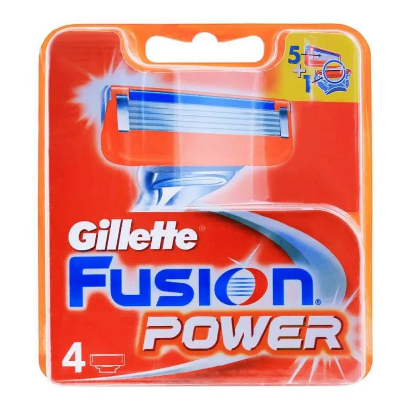 gillette fusion power razor blades, 4 pack main image