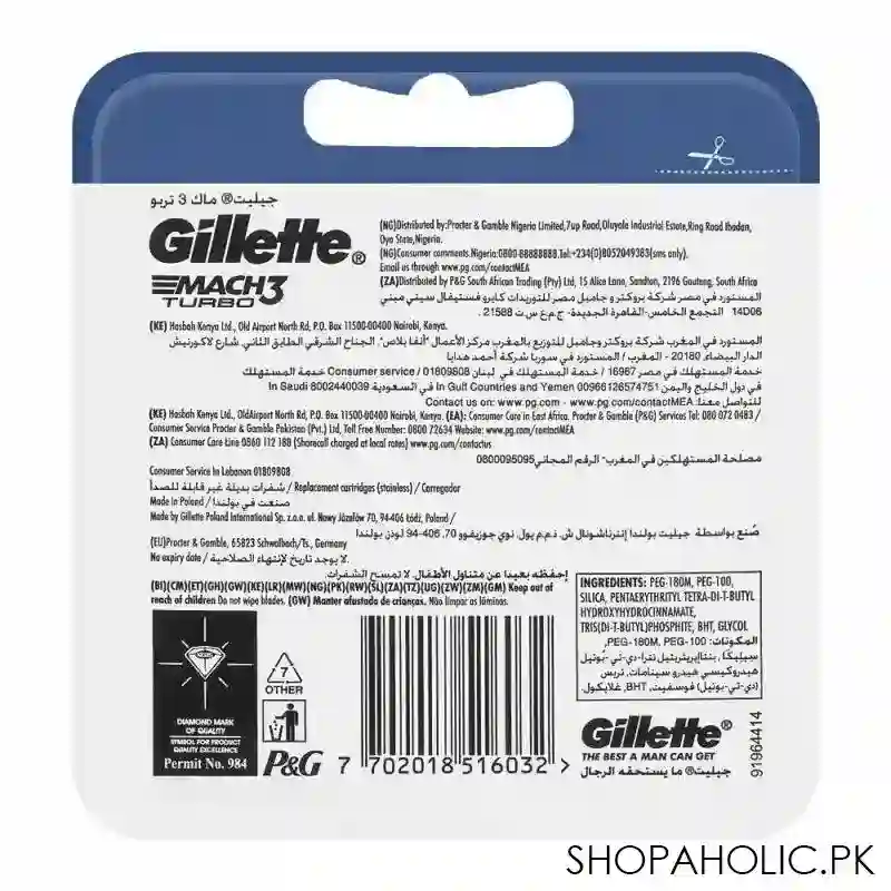 gillette mach3 turbo 3d cartridges 2 pack image3