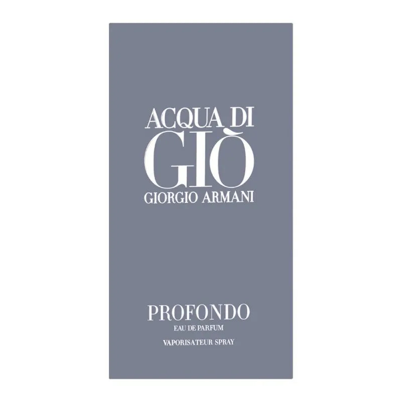 giorgio armani acqua di gio profondo eau de parfum, fragrance for men, 125ml image3