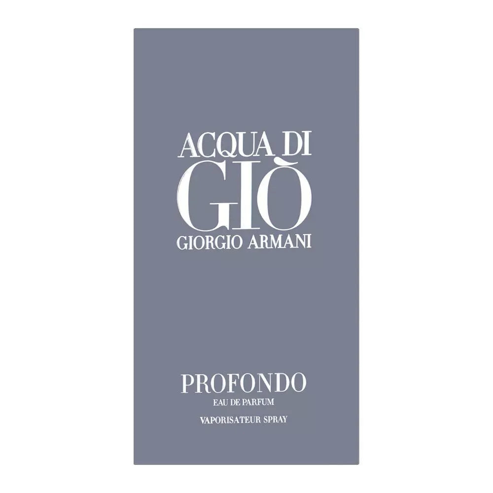 giorgio armani acqua di gio profondo eau de parfum, fragrance for men, 75ml image3