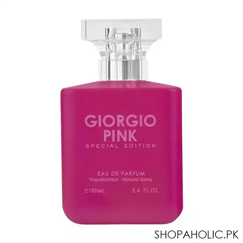 giorgio pink special edition eau de parfum, fragrance for women, 100ml main image