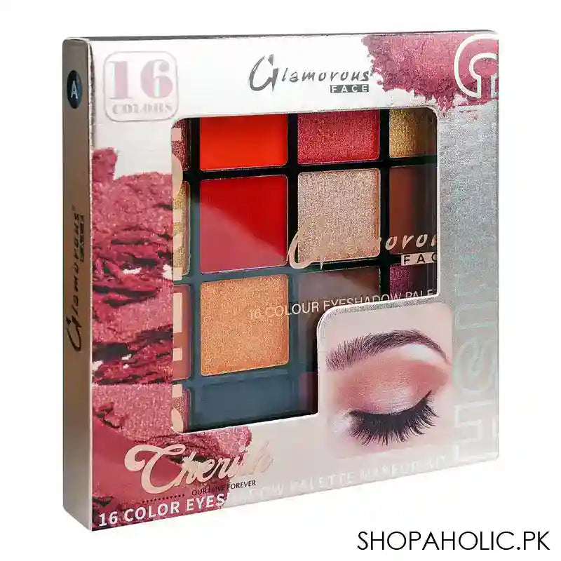 Glamourous Face Cherish Eyeshadow Palette With 16 Shades, GF8091 - Image 3