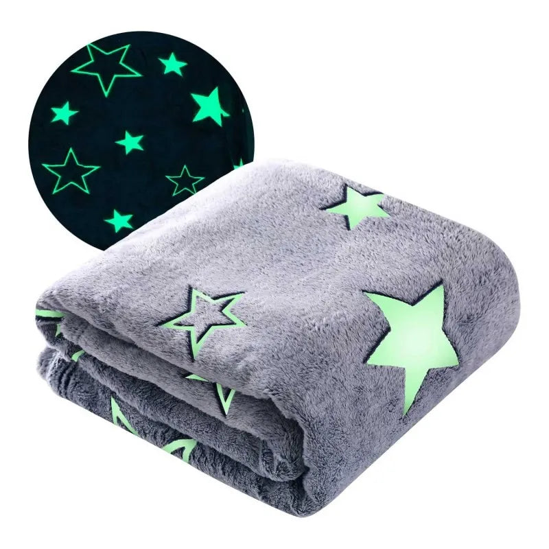 glow in the dark throw blanket for kids image2