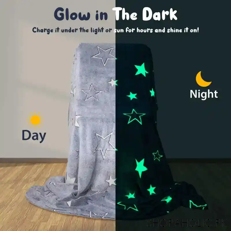 glow in the dark throw blanket for kids image3