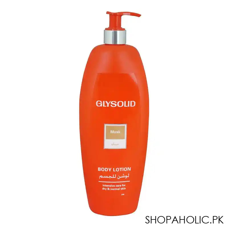 Glysolid Musk Body Lotion, For Dry & Normal Skin, 500ml - Main Image