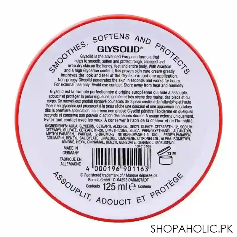 glysolid skin cream, 125ml image2