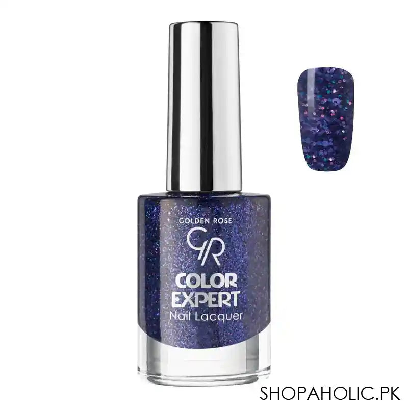 Golden Rose Color Expert Glitter Nail Polish/Lacquer, 611 - Main Image