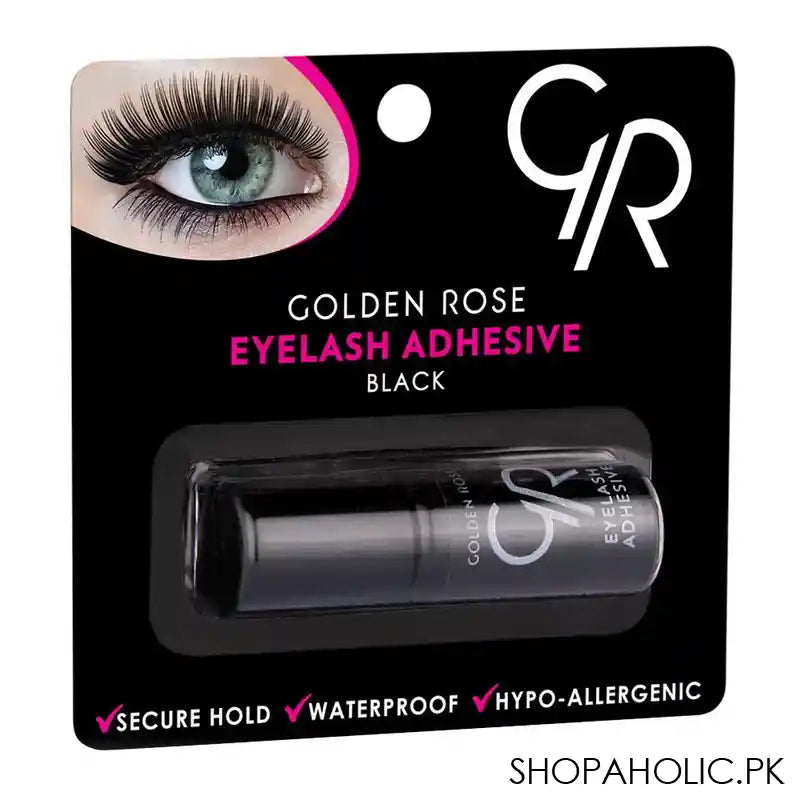 Golden Rose Eyelash Adhesive, Black - Main Image