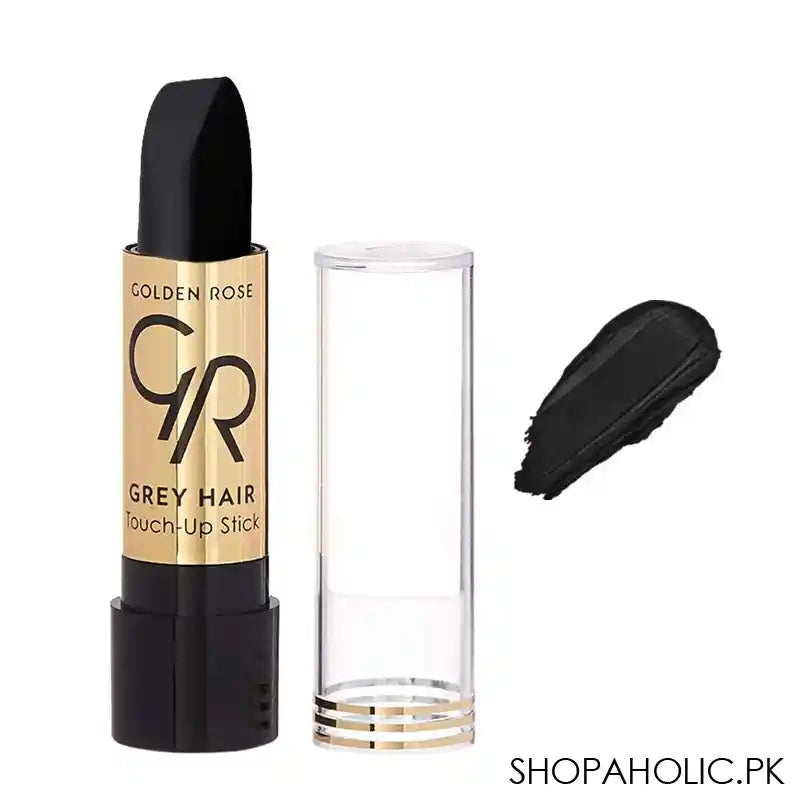 Golden Rose Grey Hair Touch-Up Stick, 01 Black - Main Image