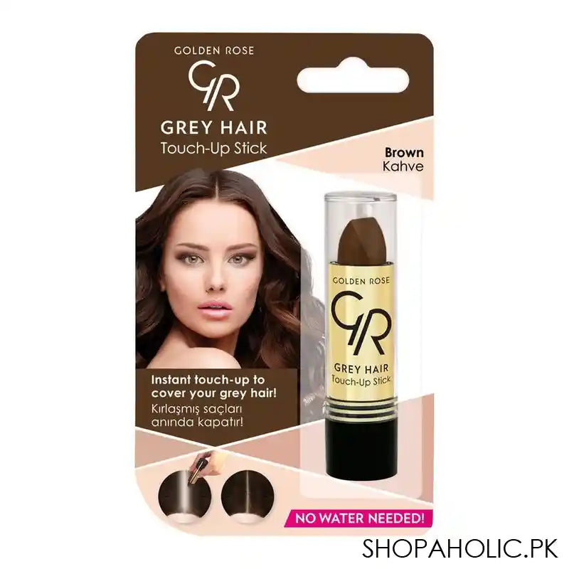 Golden Rose Grey Hair Touch-Up Stick, 05 Brown - Main Image