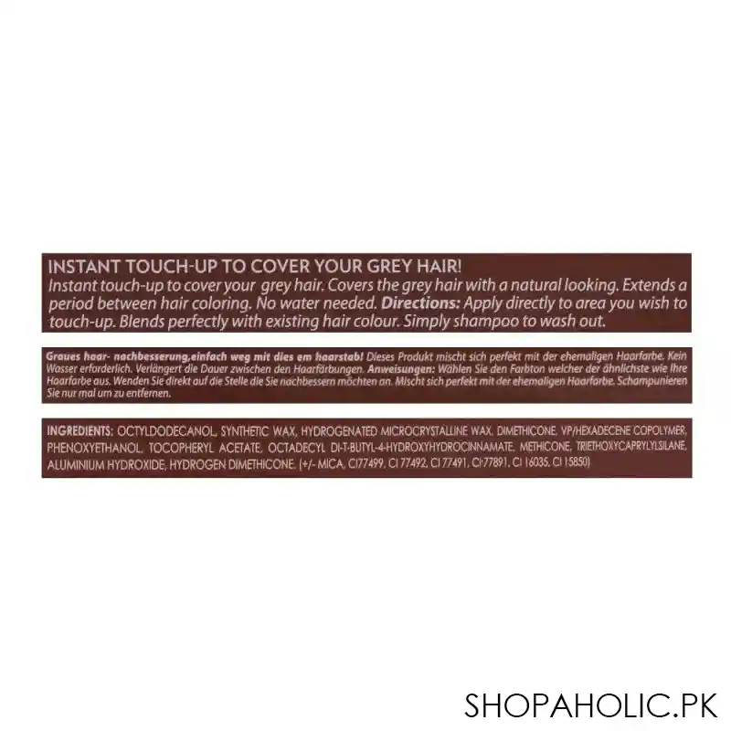 golden rose grey hair touch up stick, 07 chestnut brown image4