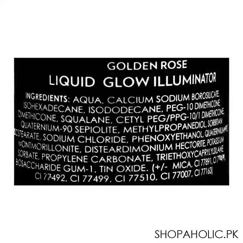 Golden Rose Liquid Glow Illuminator, Starlight Tinted Primer & Highlighter, 30ml - Image 3