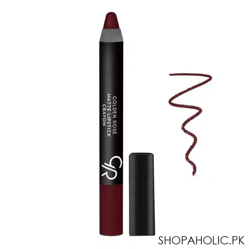 golden rose matte lipstick crayon, 02 main image