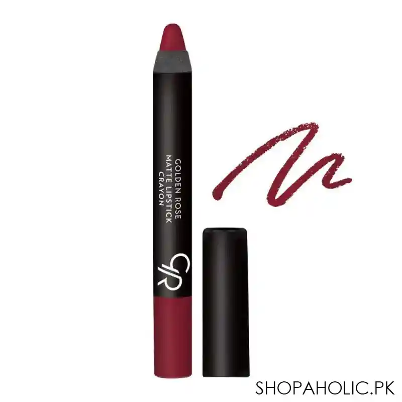 golden rose matte lipstick crayon, 05 main image